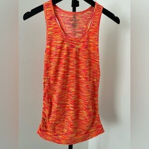 Soho Sport Vibrant Orange and Pink Tank Top